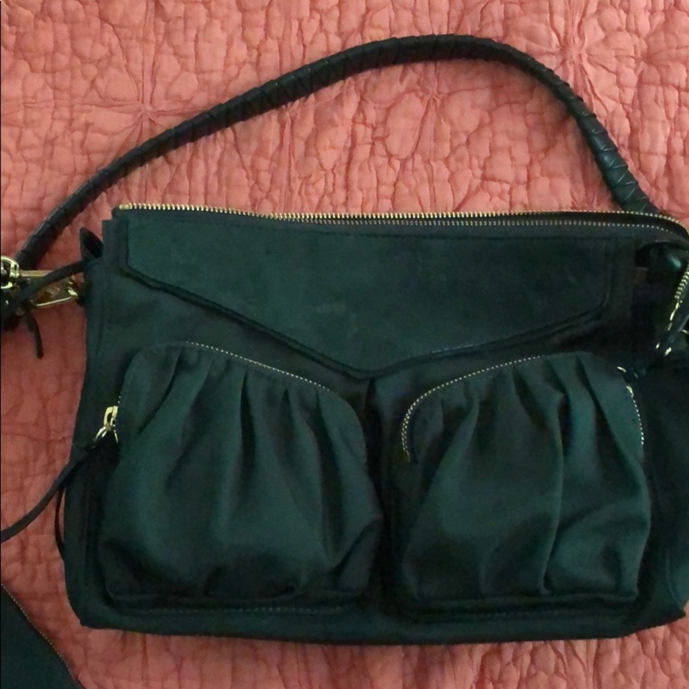 Mz Wallace nylon bag Thompson medium mallard green
